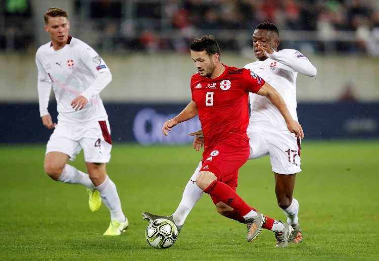 Euro2020 Qualifying: hàng thủ của Georgia vẫn hoạt động rất tốt trong hiệp 1