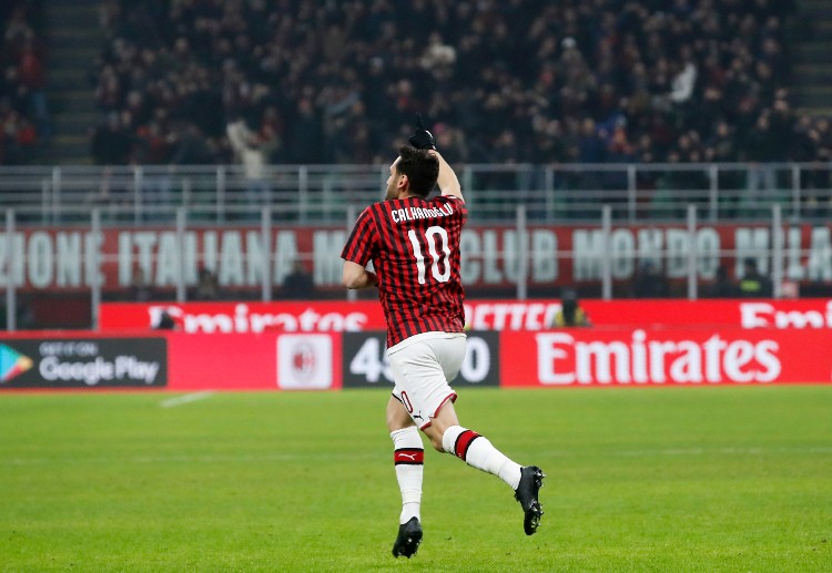 AC Milan will rely heavily on Hakan Calhanoglu in the Coppa Italia semi-finals