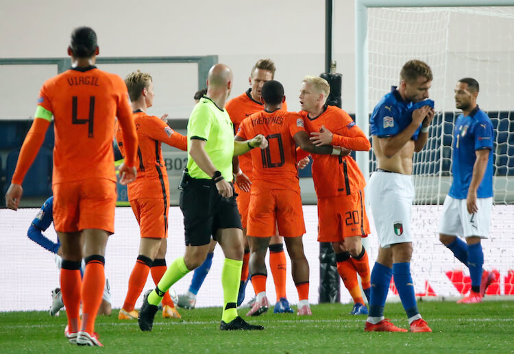 Van de Beek và Hà Lan tạm xếp thứ 3 bảng A1 UEFA Nations League