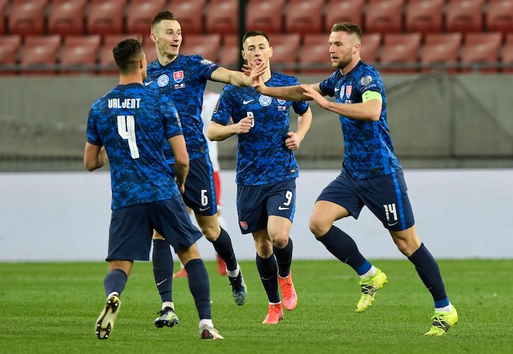 Can Milan Skriniar once again score for Slovakia when they host Russia in a World Cup 2022 qualifier?