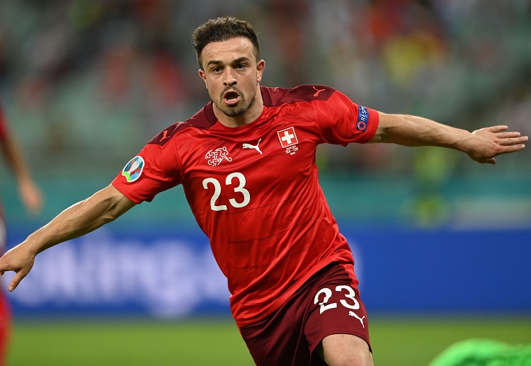 Xherdan Shaqiri notched a brace in their Euro 2020 match against Turkey