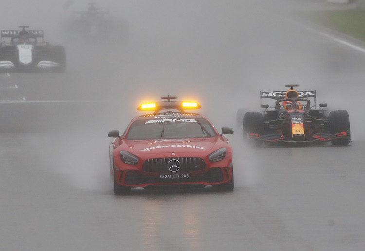 Williams' George Russell gets to the podium in the 2021 Belgian Grand Prix for his superb form in the qualifying round