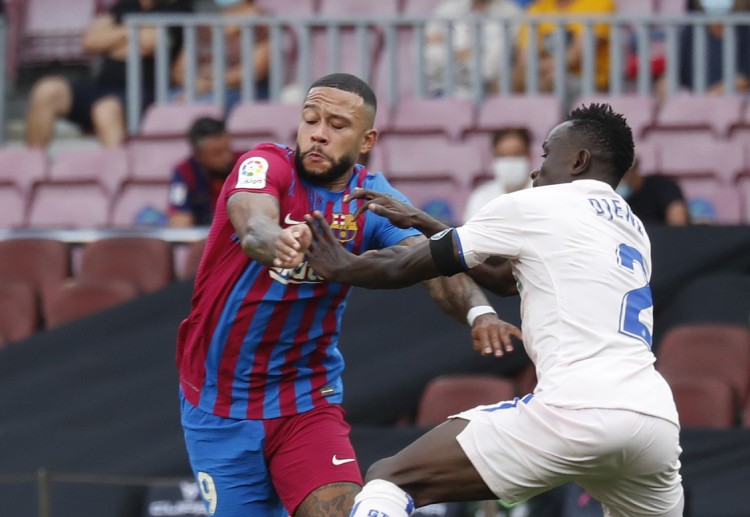 La Liga: Memphis Depay scored Barcelona's second goal vs Getafe.