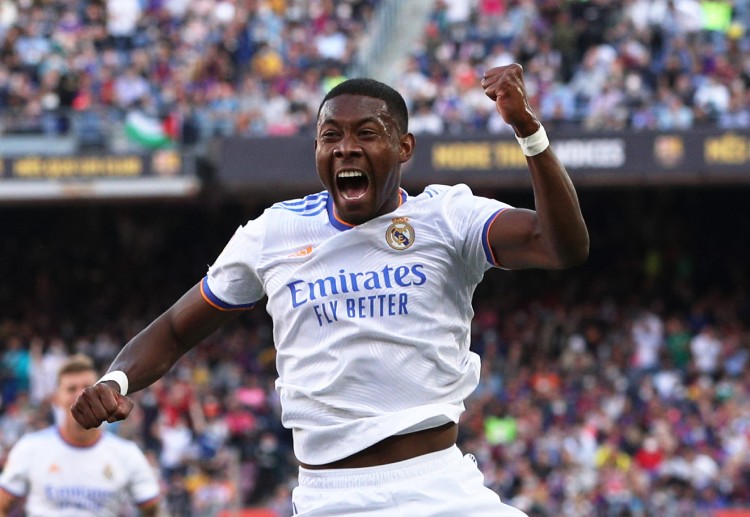 Real Madrid's David Alaba managed to score against Barcelona in the La Liga