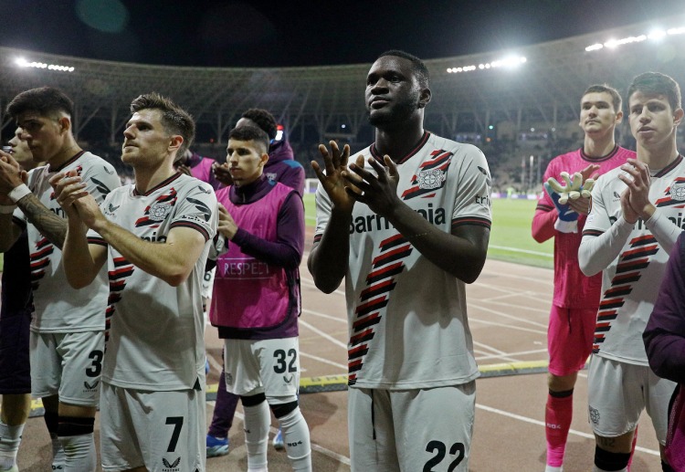 Bayer Leverkusen đang xếp thứ 1 trên BXH Bundesliga 2023/24