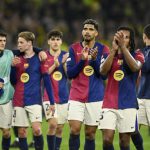 欧冠联赛 巴塞罗那虽然在客场以1比3告负，但他们仍然以两回合总比分5比3的比分晋级到了半决赛