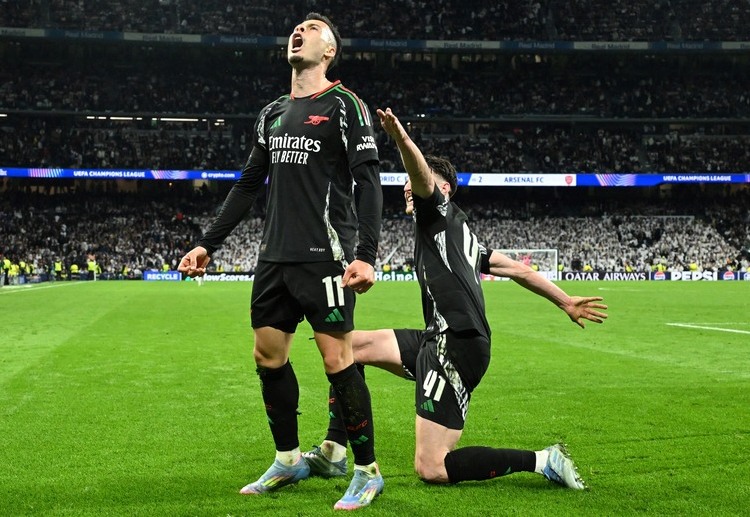 Skor akhir Liga Champions UEFA: Real Madrid 1-2 Arsenal
