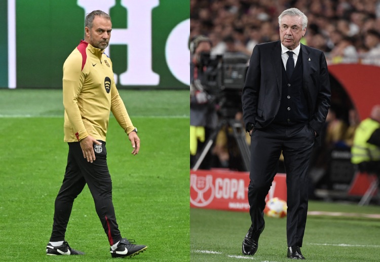 Carlo Ancelotti’s Real Madrid are set to clash with Hansi Flick’s Barcelona in La Liga