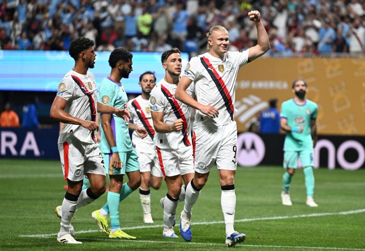 世俱杯 哈兰德点射得手，收获世俱杯首球。