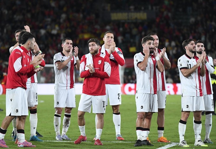 Georgia gần như không thể phản kháng ở trận này Vòng loại World Cup 2026: Georgia rơi xuống vị trí thứ 3