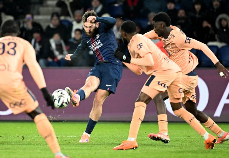 Khvicha Kvaratskhelia aims to score for Paris Saint-Germain against Tottenham Hotspur