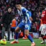 미켈 아르테타 감독의 아스널은 프리미어리그 정상에서 4승점 리드를 잡고 있다.