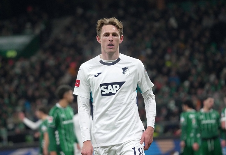 바우터르 뷔르허르는 바이에른 뮌헨과 맞붙는 TSG 호펜하임의 분데스리가 경기에서 출전 정지 처분을 소화해야 한다