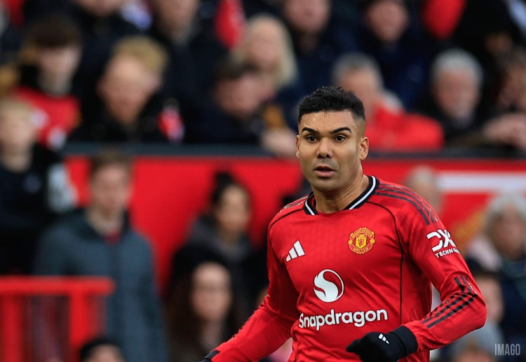 英超联赛 卡塞米罗头槌建功,曼联追回一分。